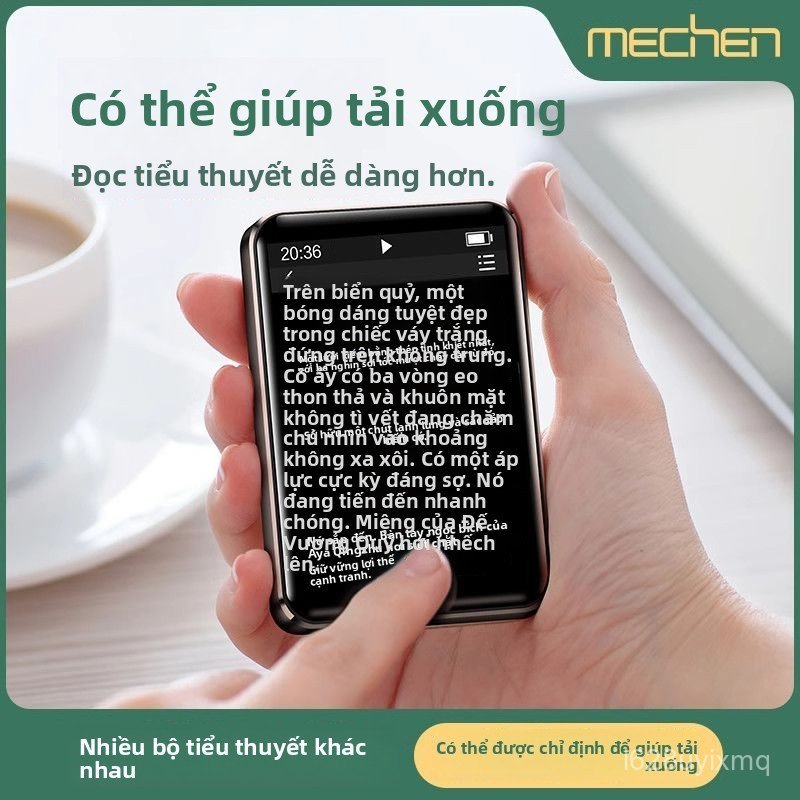 Máy nghe nhạc MP3/MP4 Bluetooth màn hình cảm ứng đọc sách chuyên dụng học sinh