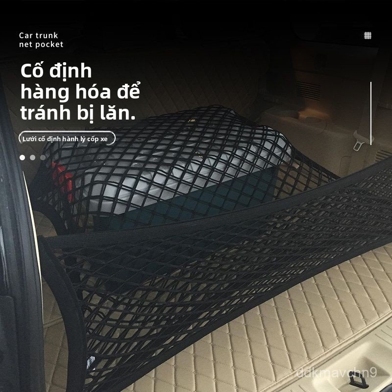 Lưới cố định hành lý chống trượt cốp sau xe Li Auto i8 phụ kiện lưu trữ gọn gàng