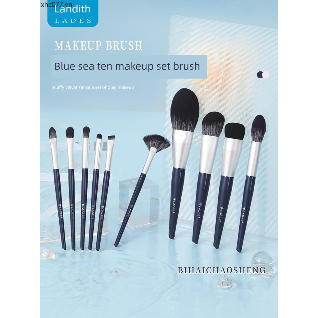 Bộ cọ trang điểm LADOS 10