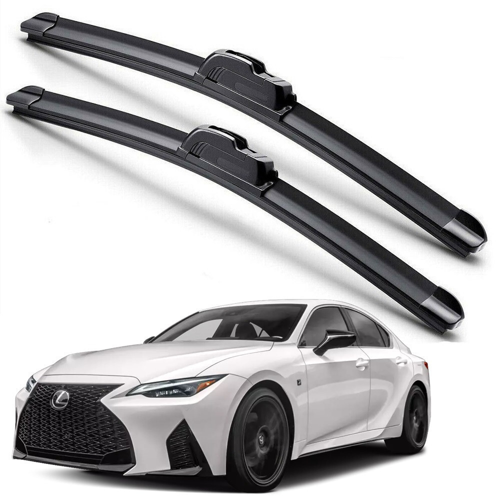 Dành Cho 2014-2024 Lexus IS200t IS300 IS350 Kính Chắn Gió Lưỡi Lau Lai Silicon