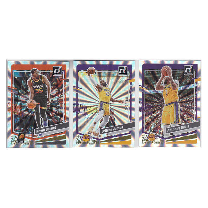 Thẻ sao Durantler Brown James Antony Davis 149 khúc xạ Panini 23-24 vòng