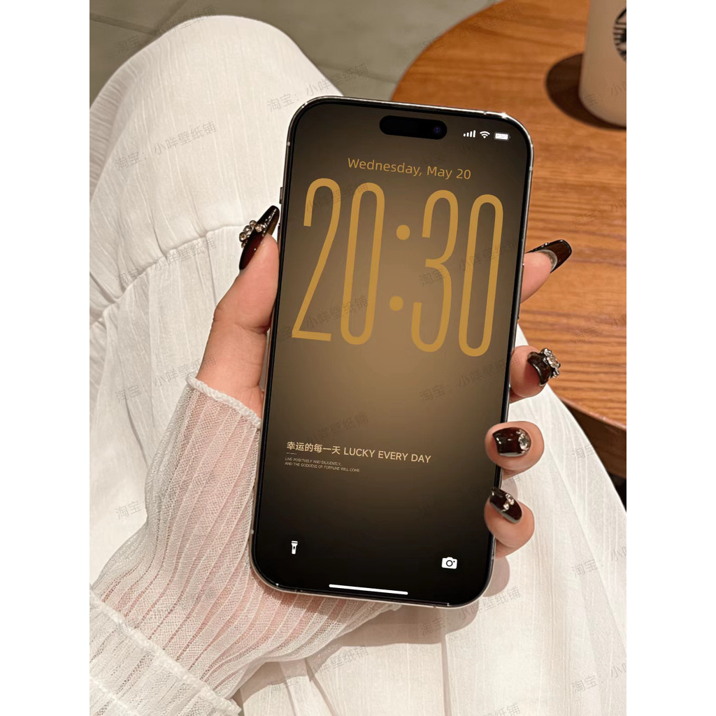 522 | Vàng sa mạc iOS26 | Giấy dán tường điện thoại di động
