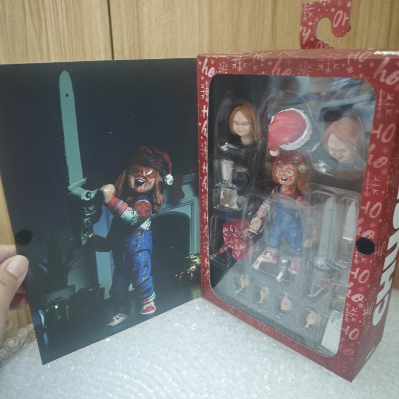 Trong Nước NECA NECA Ma Bé Phục Sinh Phiên Bản Truyền Hình Mỹ Kịch Chucky Giáng Sinh Trang Phục Chuc