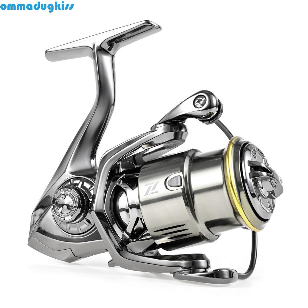 Máy câu cá OMMAD, Tỷ lệ bánh răng 5.2: 1 Máy quay kéo tối đa 18LBS, Vòng bi bền 7 + 1 Tay trái phải 