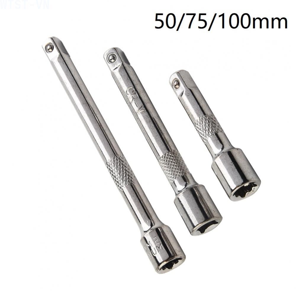 Multipurpose Chromed Steel Extension Bar Ratchet Socket Wrench Adapter