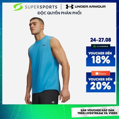 Áo Ba Lỗ Nam Under Armour Velocity Muscle - 1327972-452