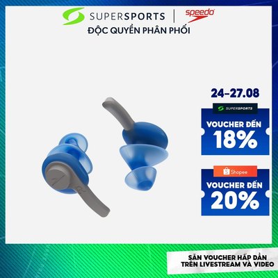 Bịt Tai Người Lớn Speedo Biofuse Earplug Au Blue/Grey - 8-00237414491 ADS04 LS200