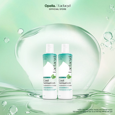 Bộ 2 Dung Dịch Vệ Sinh Phụ Nữ Lactacyd Cool Sensation 250ml Mát Lạnh & Sạch Thoáng Dài Lâu