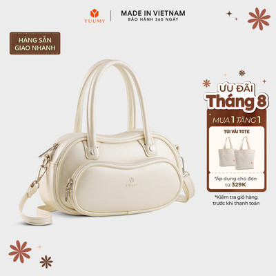Túi Yuumy (Thời trang nữ thiết kế dáng vòm cá tính - Túi xách da Glossy YTX88)
