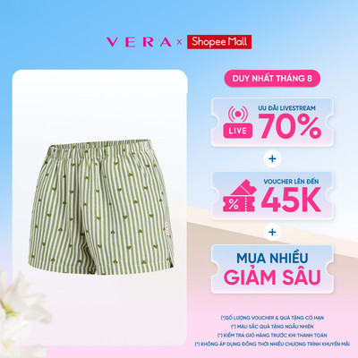 Quần short nữ Vera kate in - V0834