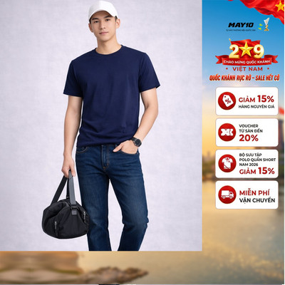 Áo T-SHIRT nam cộc tay May 10 mã 140126070LV