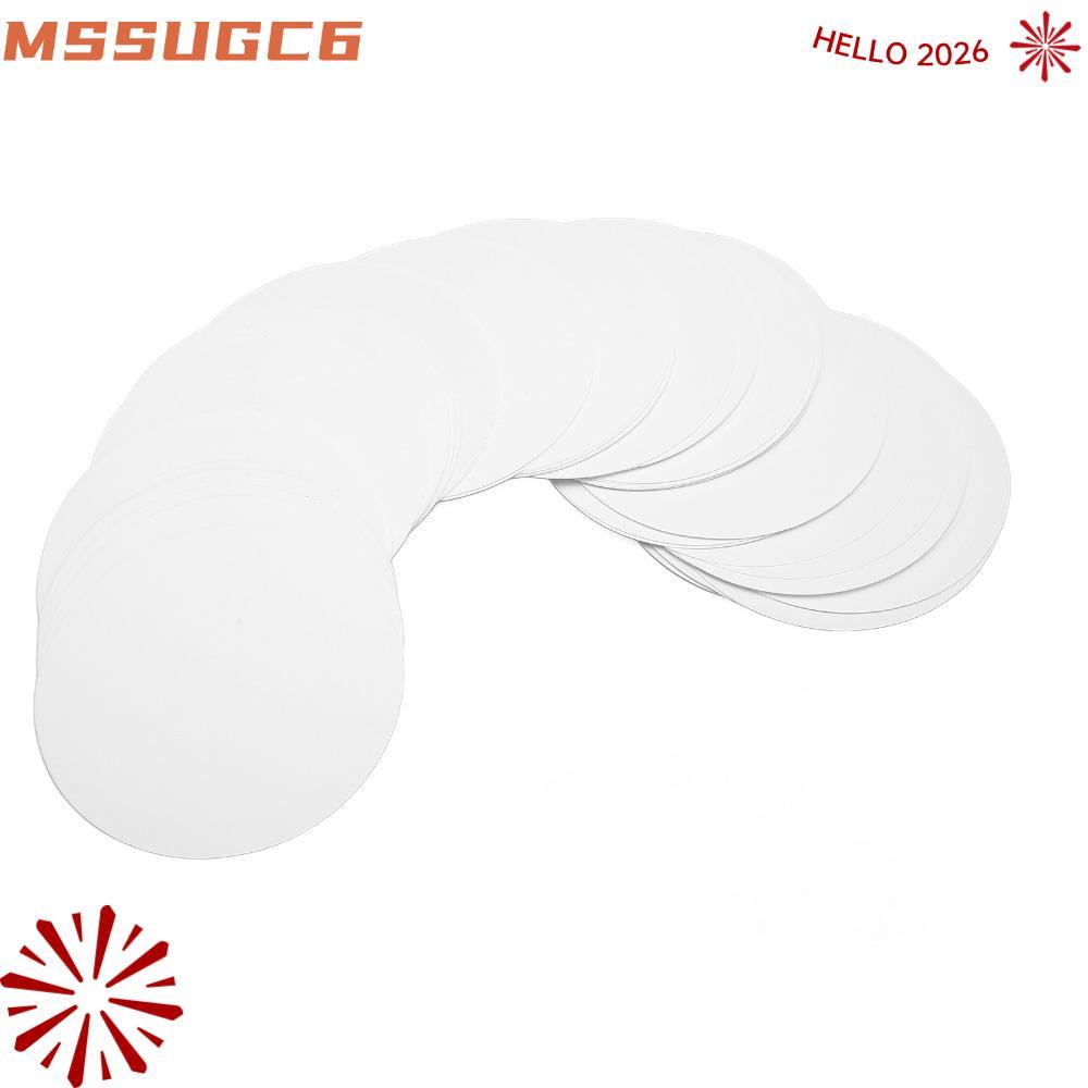 IMSSUG 100 Chiếc Nút Huy Hiệu Giấy Trống, Nút Huy Hiệu Giấy Trống DIY Huy Hiệu Làm Giấy DIY Giấy Làm