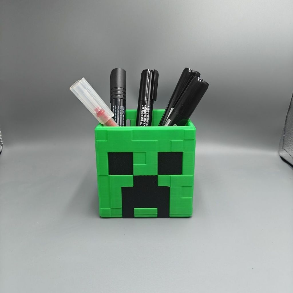 ❤Hàng Mới Về❤❤ Minecraft TNT Square Pen Holder Creeper Square Pen Holder Minecraft Game Hàng hóa Giá