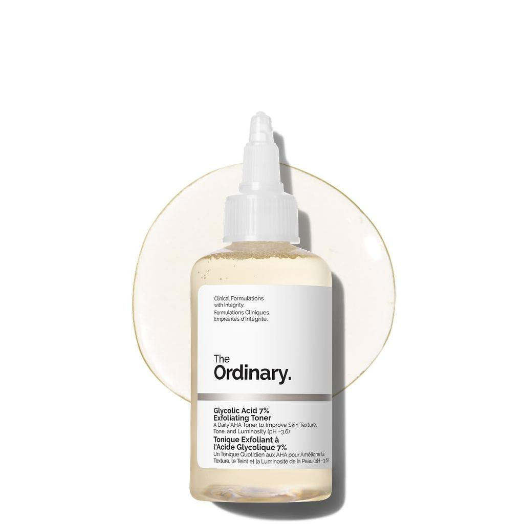 TheOrdinaryGlycolicAcid7% Tẩy tế bào chếtToner, BrighteningandoothingDailyTonerforMoreEven-LookingTo