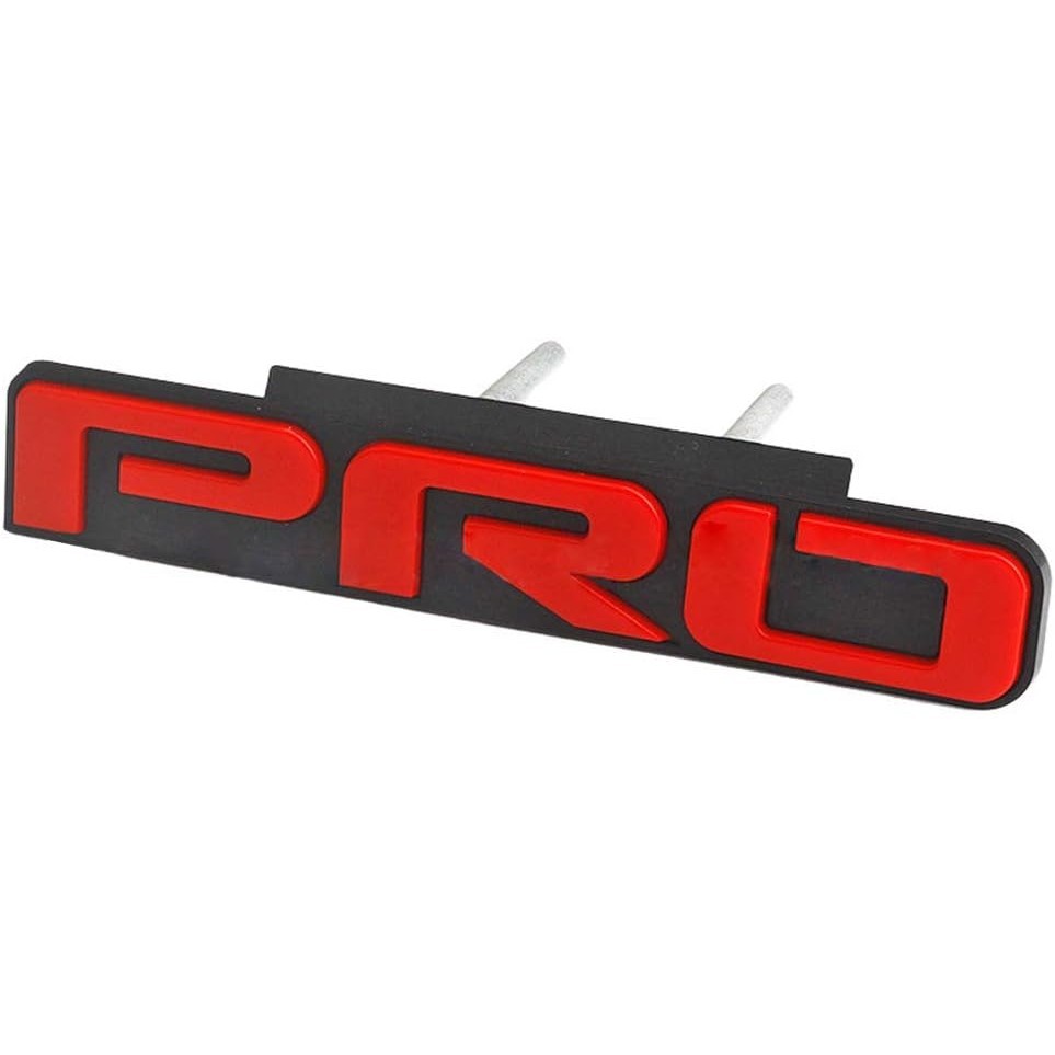 Cho TRD PRO Lưới Tản Nhiệt Trước Chèn Huy Hiệu 5 9 / 16 INCH, Tấm Tên Trang Trí Lưới Tản Nhiệt 3D, P