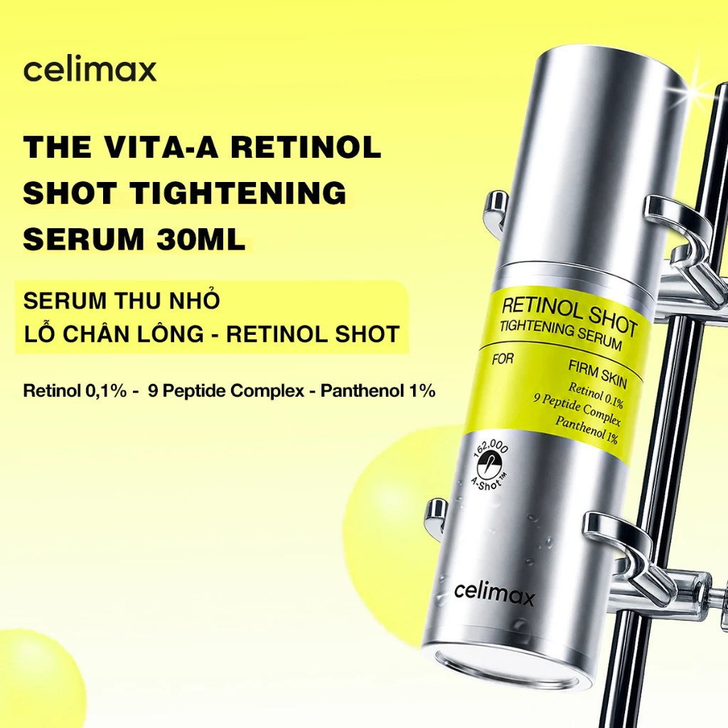 inh chất chống lão hoá retinol vi gai CELIMAX RETINOL SHOT SERUM/ RETINAL SHOT BOOSTER