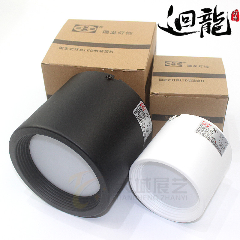 Huilong Úc Bề Mặt Gắn Đèn Downlight led Tròn Trần Cửa Hàng Không Lỗ Hành Lang Lối Đi Phòng Triển Lãm