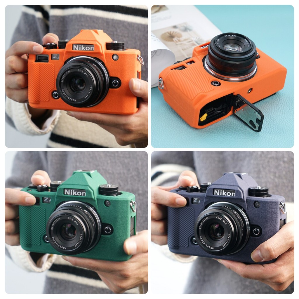 Thích hợp cho Vỏ bảo vệ máy ảnh Nikon ZF / Z6 Thế hệ thứ hai / Z63 / Z7 Vỏ silicon Nikon Z8 Z50 Vỏ t