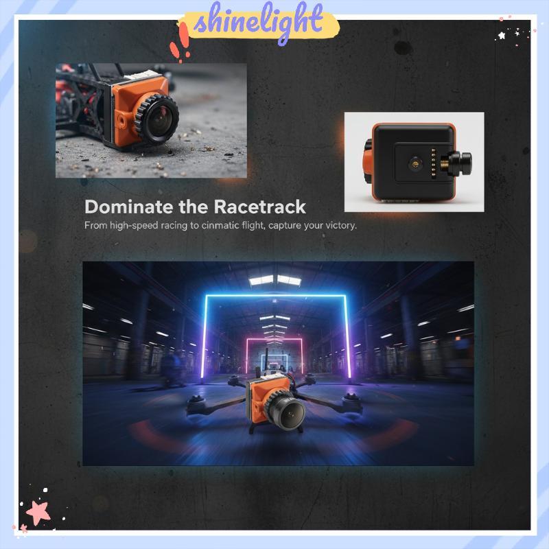 [shinelight] Camera Mini FPV Ống Kính Góc Siêu Rộng Cắm & Chạy Độ Trễ Thấp Cho Tiny Whoop Trong Nhà 