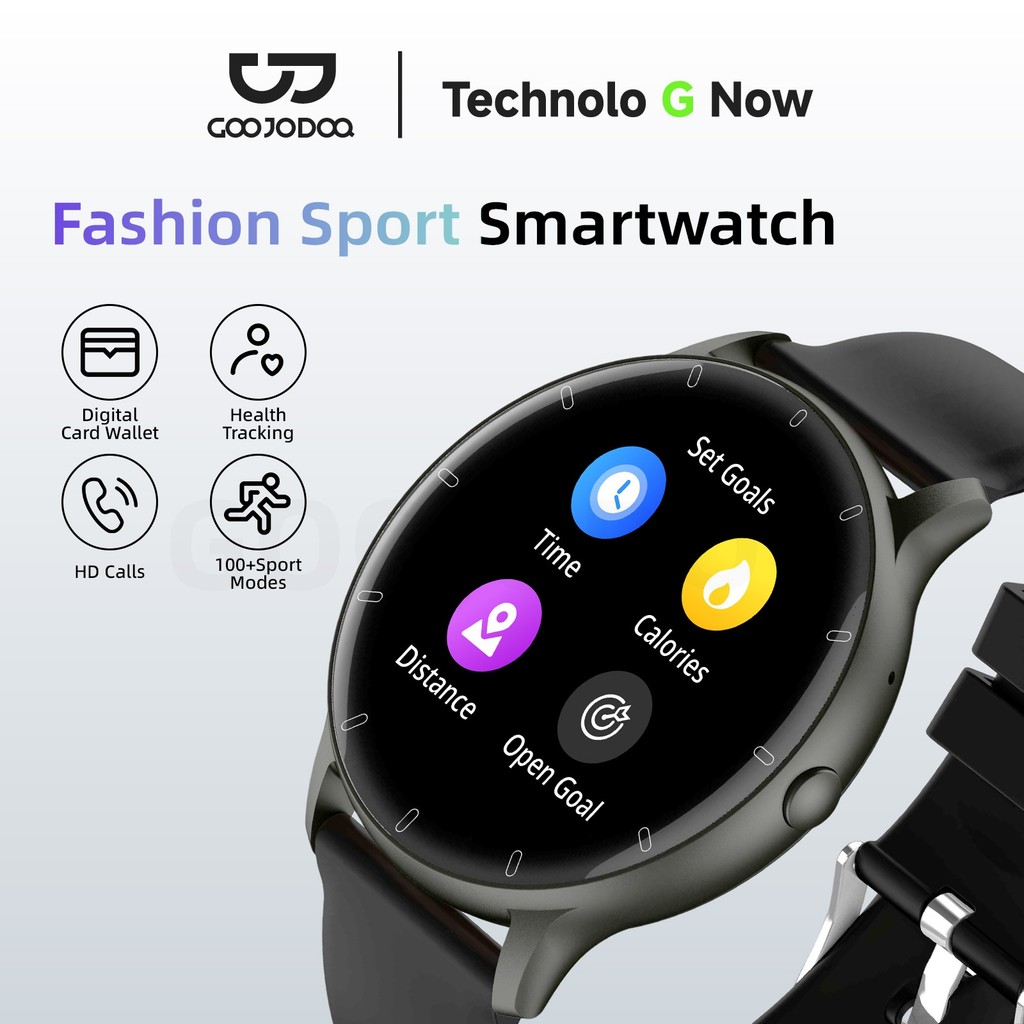 Đồng hồ thông minh GOOJODOQ có khả năng chống nước IP67, gọi điện qua Bluetooth, theo dõi sức khỏe | BigBuy360 - bigbuy360.vn