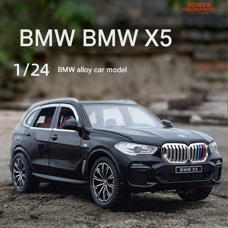 Mẫu xe hợp kim BMW X5 1 / 24 - Bản sao SUV sang trọng màu đen, Bộ sưu tập Diecast dành cho những ngư