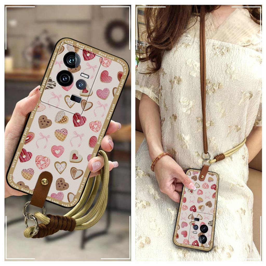 Phim Hoạt Hình Bọc Toàn Bộ Ốp lưng VIVO IQOO11 / IQOO11S Silicone Diagonal Thiết Kế Thời Trang Dễ Th