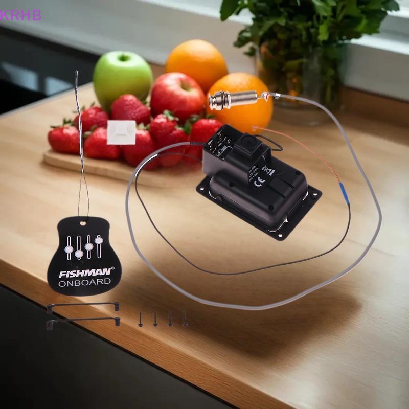KRHB 301 201 Fishman Acoustic Guitar Pickup Hộp Điện Equalizer EQ Tuner Guitar Khuếch Đại Fishman Pr