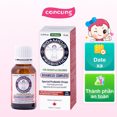 Combo 2 Men vi Sinh 10 chủng BioAmicus Complete chính hãng