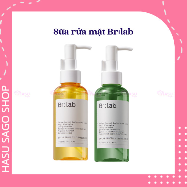 Gel Rửa Mặt Br:Lab Cleaning Gel làm sạch sâu cải thiện thâm sạm