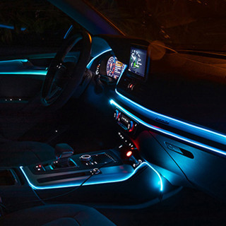 iuggyit Dây đèn LED LYMOYO 5m trang trí nội thất xe hơi đẹp mắt