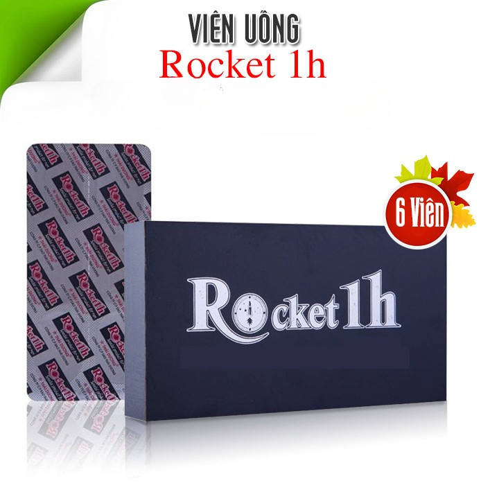 Rocket 1H Sao Thái Dương Hỗ Trợ Sức Khoẻ Nam Giới Vỉ 6 Viên / Hũ 10 Viên