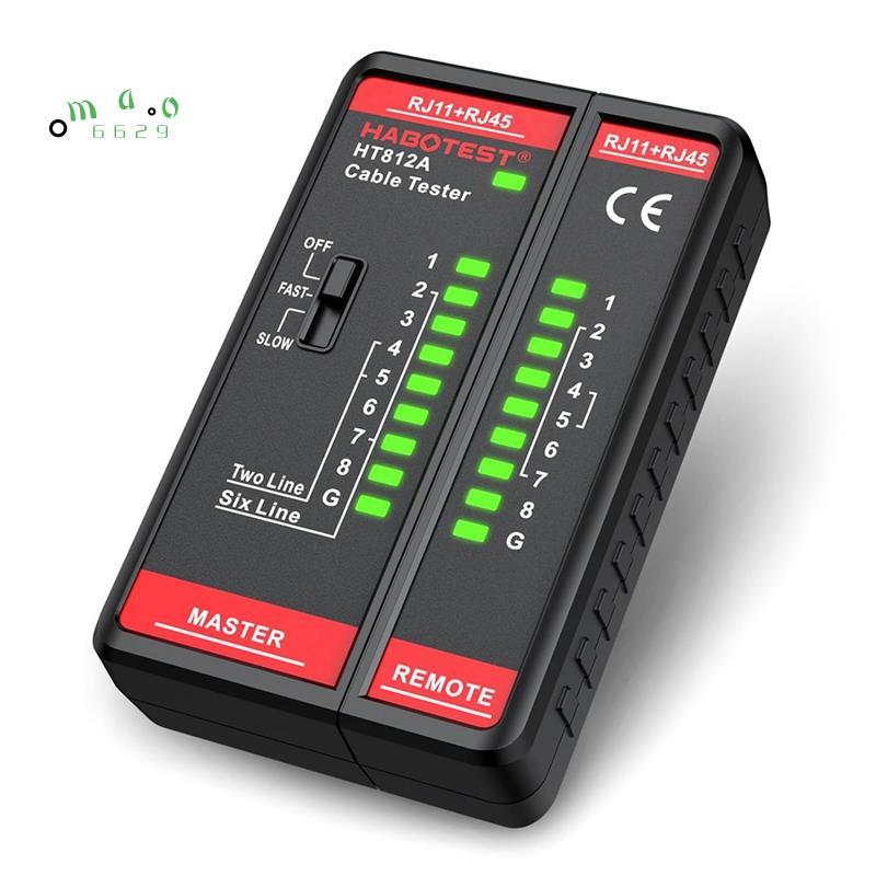 Máy kiểm tra cáp mạng HT812A, Kiểm tra liên tục đường dây điện thoại cáp cho CAT5 / CAT5E / CAT6 / C