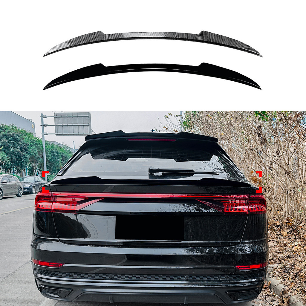 Thích hợp cho Audi Q8 SQ8 2019 + Blade Cánh giữa Đuôi Cánh lướt gió Trang trí ngoại thất Sửa đổi xuy