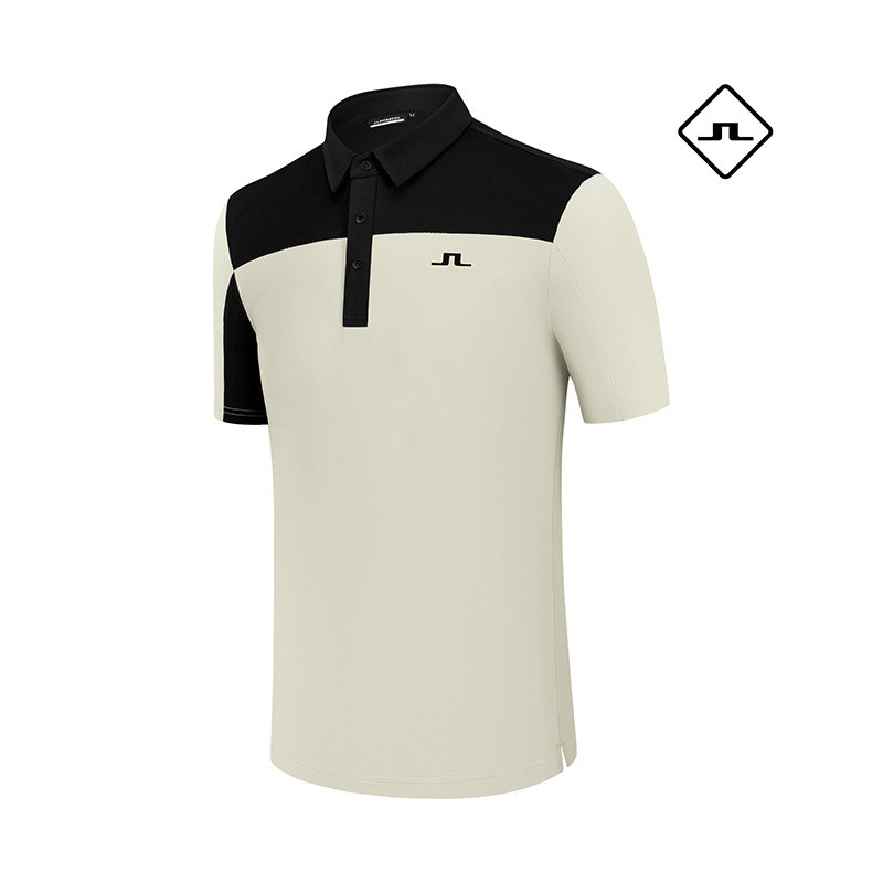 J. J. Áo thun golf ngắn tay Lindeberg Quần áo golf mùa hè Quần áo nam thoáng khí thể thao hàng đầu#2
