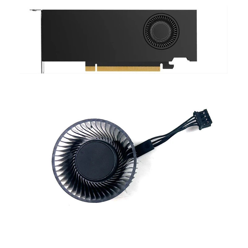 Mới 36mm 4pin BAPB0420B2UP001 Cho Nvidia RTX A2000 PNY NVIDIA Quadro A2000 Card Đồ Họa Quạt Làm Mát