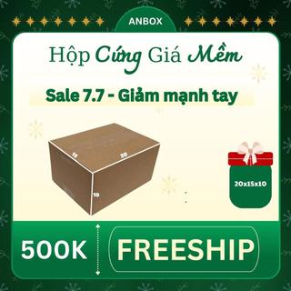 thùng carton đóng hàng 20x15x10 bộ 100 không in