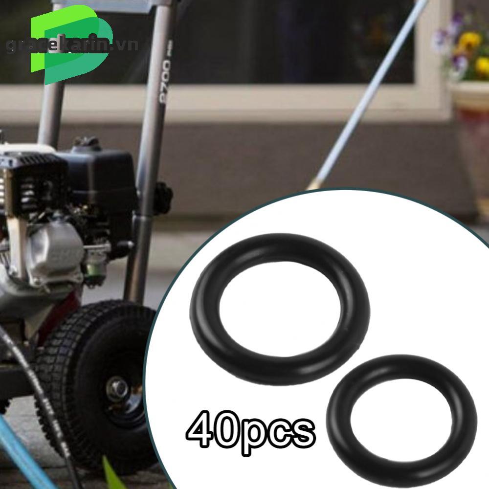 O-rings 40x Useful Rubber 3/8” Quick Connect Fitting Power PressureWasher