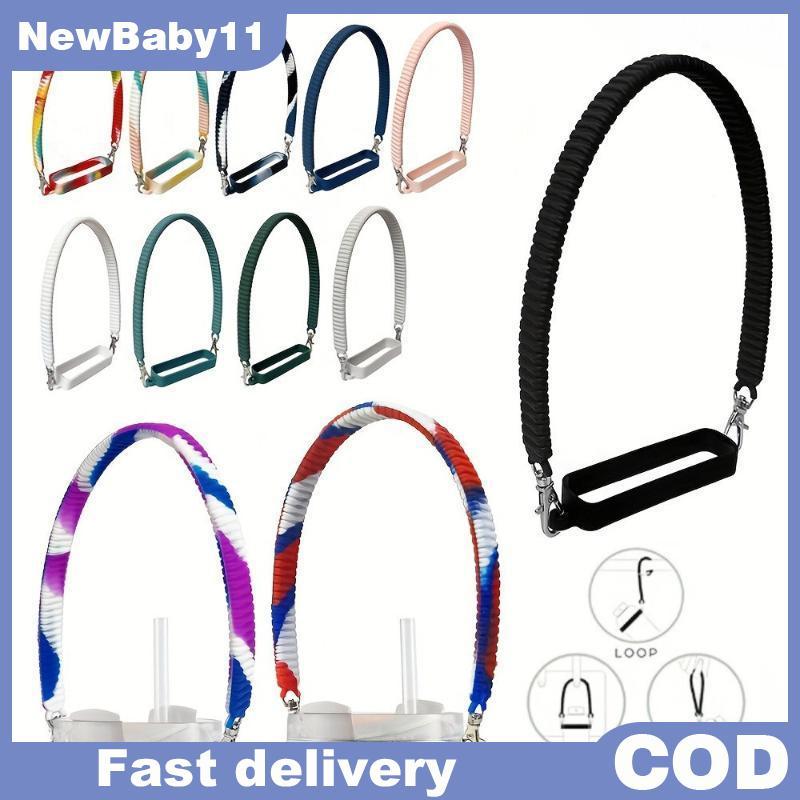 NY Có Thể Điều Chỉnh Chai Nước Dây Đeo Mềm Bền Silicone Tay Cầm Giá Đỡ Cho Hầu Hết 8-40oz Chai Tập G
