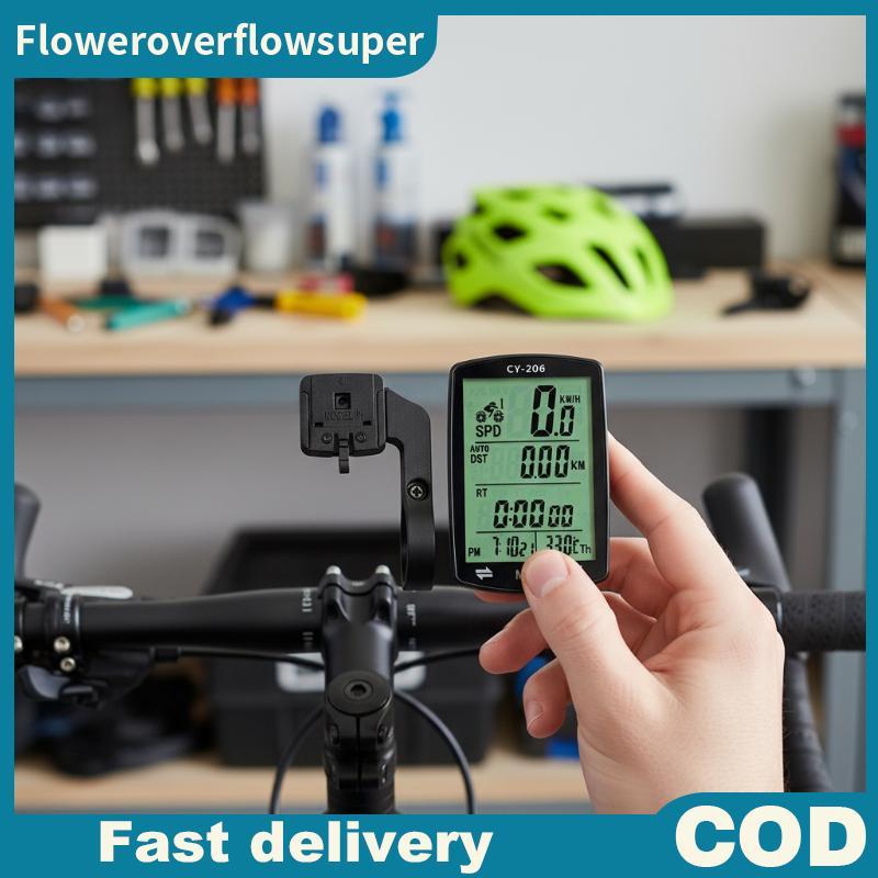 FSMY GPS Xe Đạp Đồng Hồ Tốc Độ Xe Đạp GPS Đồng Hồ Tốc Độ Chống Nước 2.4 Inch Xe Đạp Đồng Hồ Thạch