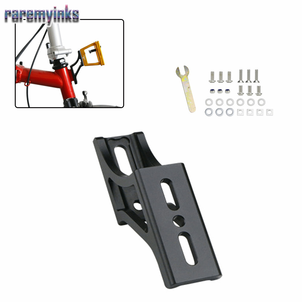 RAREM Túi Chu Kỳ Giá Đỡ Gắn Adapter Riser, Hợp Kim Nhôm Lắp Đặt Dễ Dàng Khối Tàu Sân Bay Phía Trước 