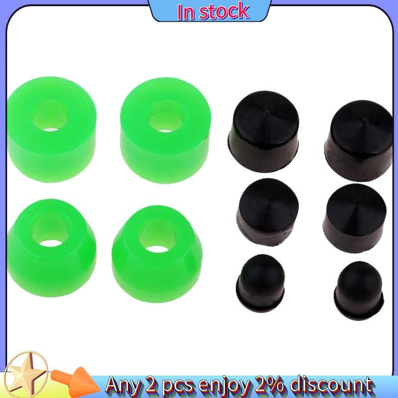 Còn hàng-10 Chiếc Longboard Ván Trượt Ống Lót Hình nón Xi Lanh Bushing Trục Ly Bộ Phụ Kiện Cho Xe Tả
