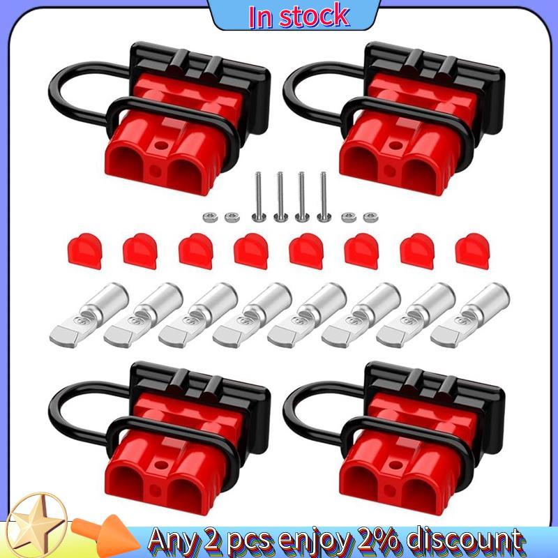 Còn hàng-For Connector, Pin đo 50AMP 6-12 Kết nối nhanh với phích cắm bụi 12V-36V để ngắt kết nối ph