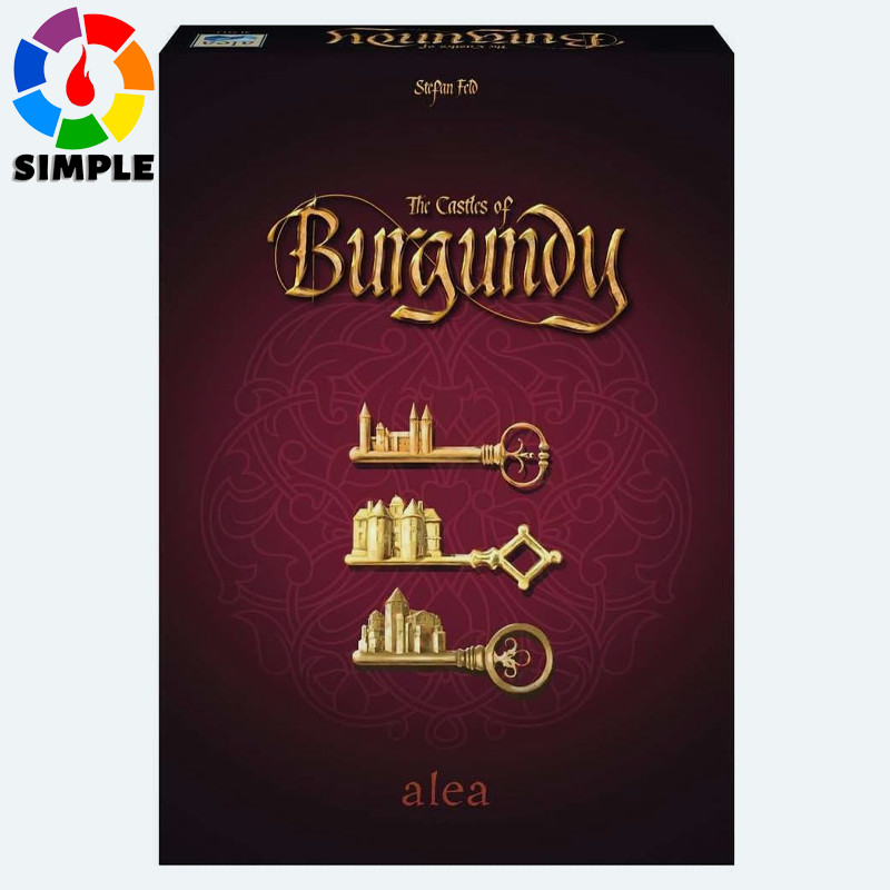 Burgundy Board Game | Engaging Strategy Game for Ages 12 & Up | Ideal for Family Game Night | 20th A