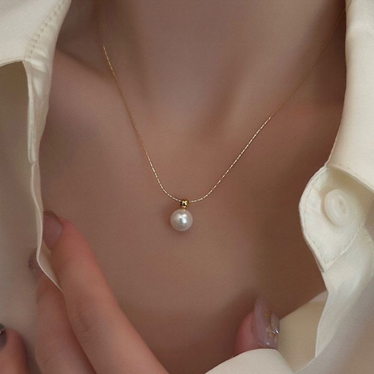 TQ~High-quality, non-fading, minimalist style, same style as the Korean shop owner's necklace, simpl