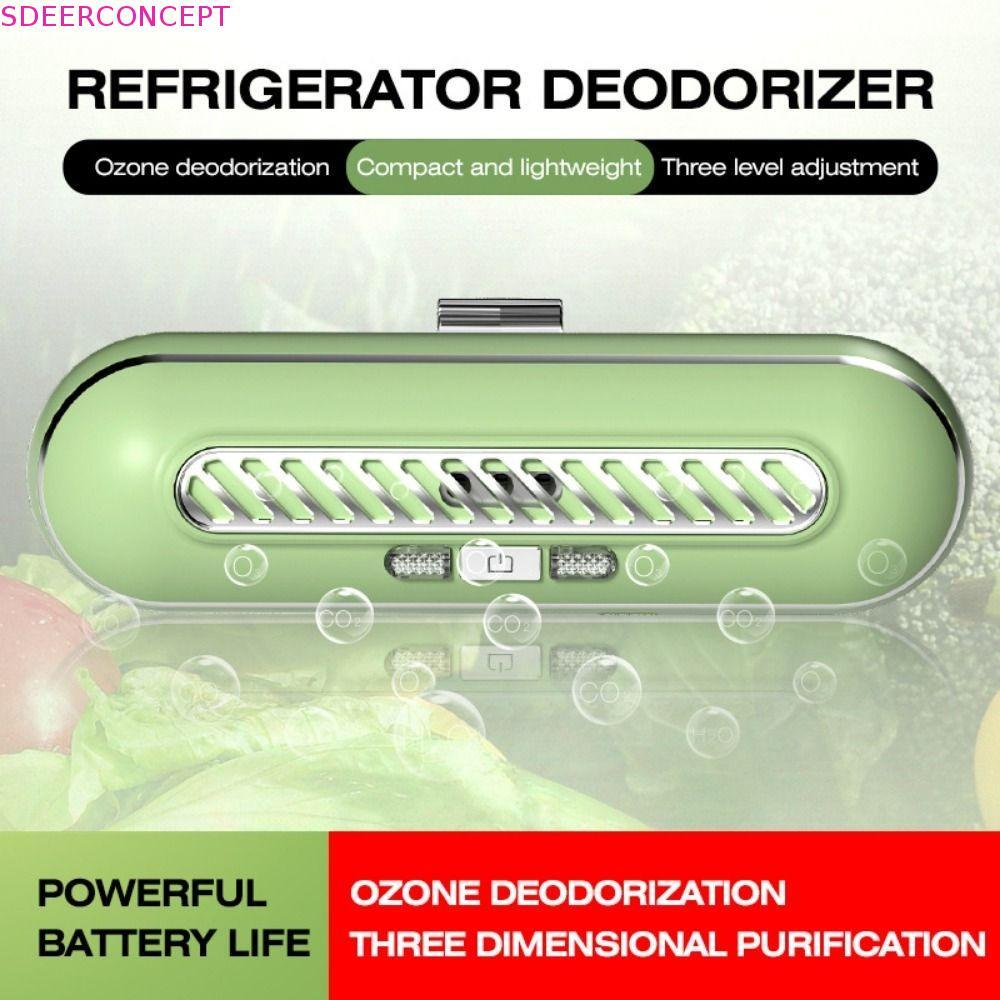 SDEERCONCEPTNR Tủ Lạnh Khử Mùi Ozone, Khử Mùi Làm Sạch Máy Lọc Ozone Tủ Lạnh Ozone, Không Dây Sạc Bả
