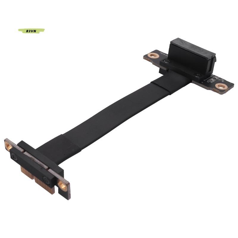 Cáp nâng PCIE X1 Dual 90 độ Góc phải PCIe 3.0 X1 sang X1 Cáp nối dài 8Gbps PCI Express 1X Riser Card