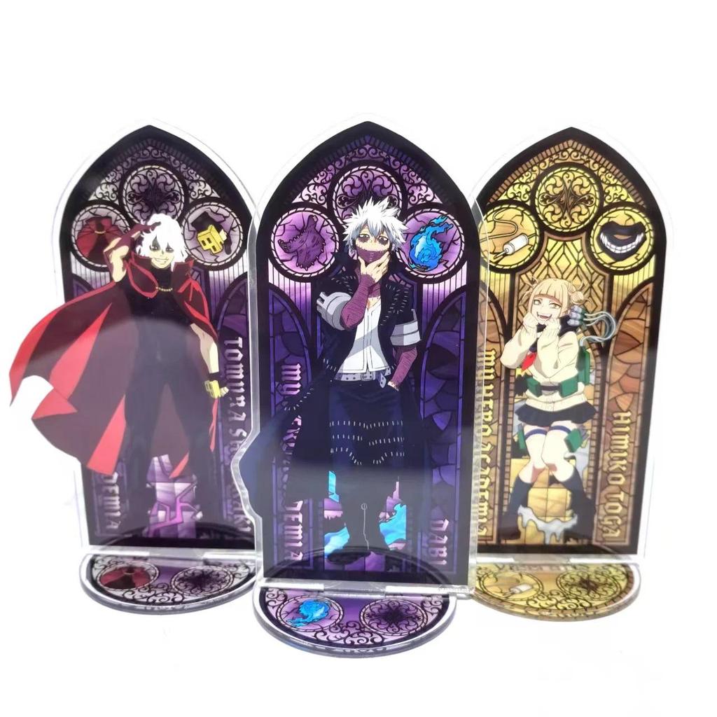Anime Figurine My Hero School Mica Standee  Cartoon Midoriya Izuku Deku Bakugou Katsuki Model  Desk 