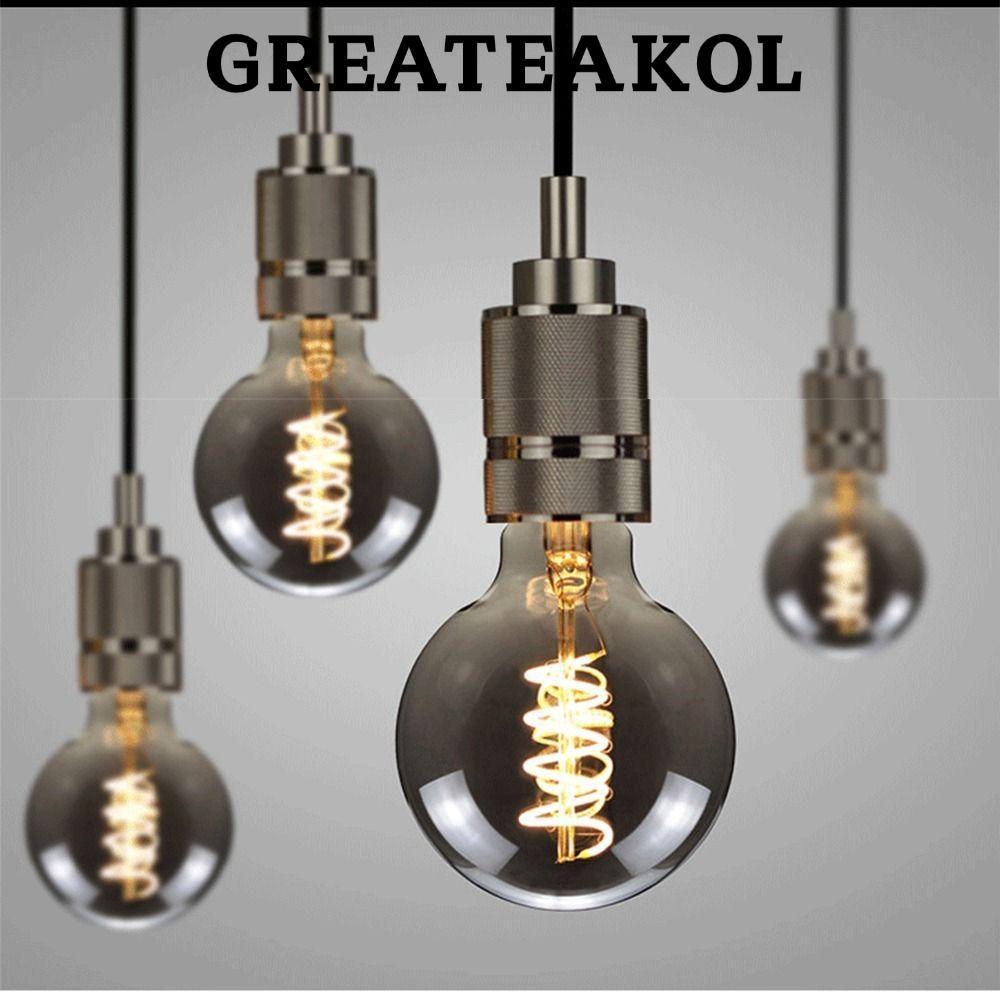 GREATESKOL Dây tóc, Dây tóc đèn Edison Vintage Retro Bóng đèn, Đầu nối vít thủy tinh sợi đốt cổ nóng