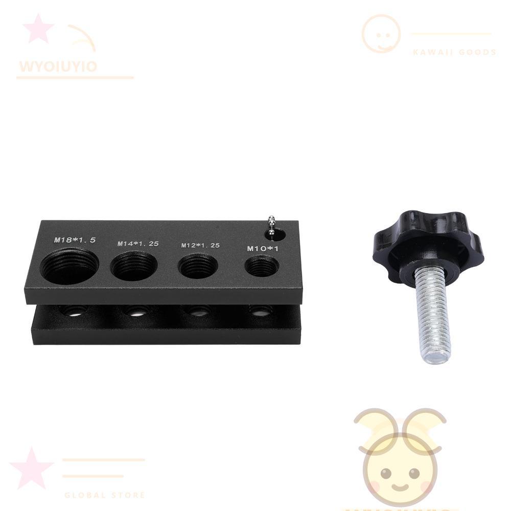 WYOIUYIO Spark Plug Gating Tool, Nhôm Universal Spark Plug Gap Tool, M10 M12 M14 M18 Black Spark Plu