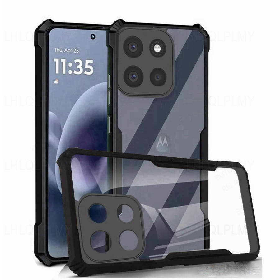 Ốp điện thoại Acrylic Trong Suốt Cho Motorola G87 G77 G67 5G Dành Cho Moto G17 Power G77 G67 G57 Điệ